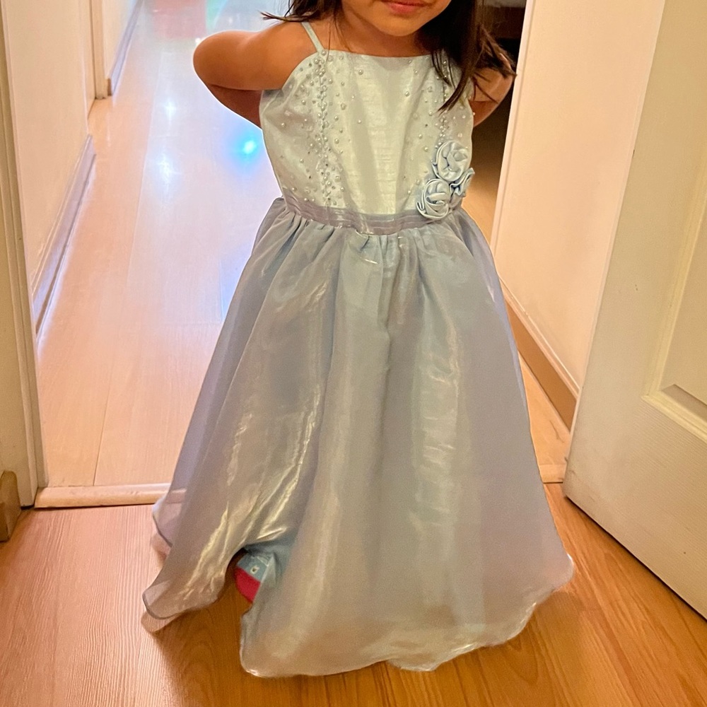 Flower Girl Blue Dress- 4T